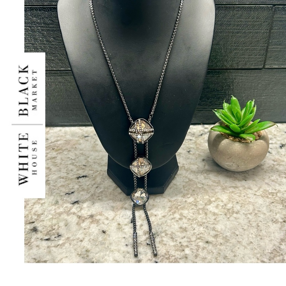 White House Black Market Gorgeous Crystal Gem Necklace